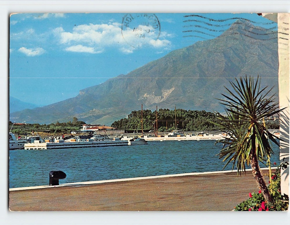 Postcard Partial View of Port Banus Marbella Spain