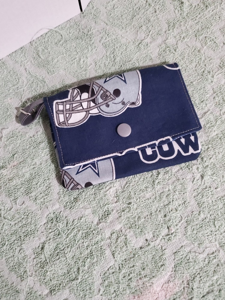 Dallas Cowboys Keychain Change Purse/ Wallet