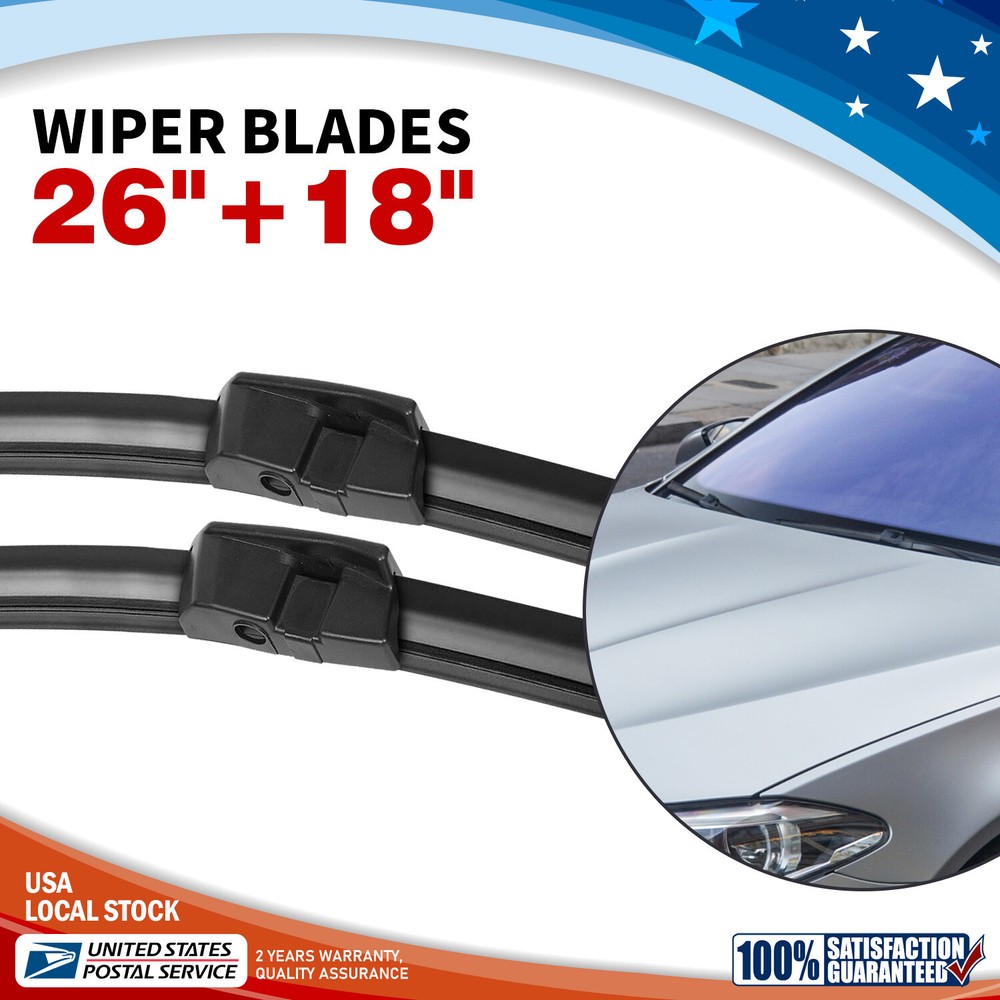 2pcs High quality Front Windshield Left and Right All season Wiper Blades 26