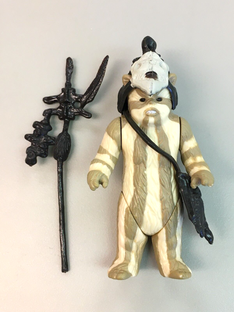 Vintage 1983 Star Wars Logray Complete Macau Near Mint Ewok Kenner