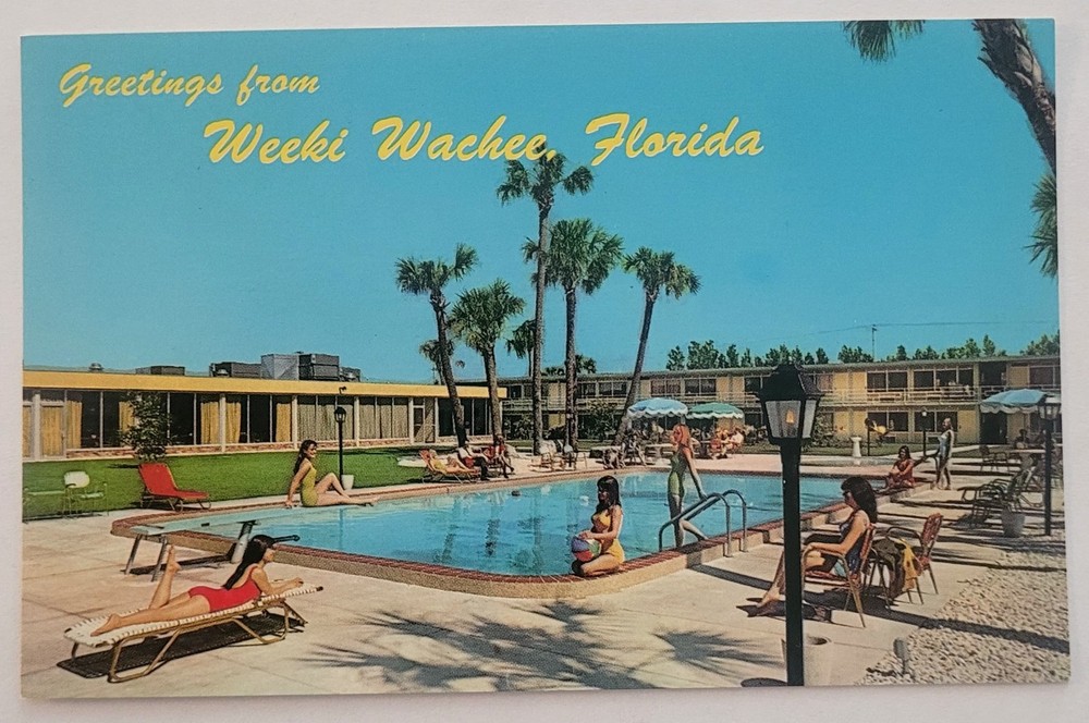 26106A2 Chrome 5.5 x 3.5 Holiday Inn Weeki Wachee Florida