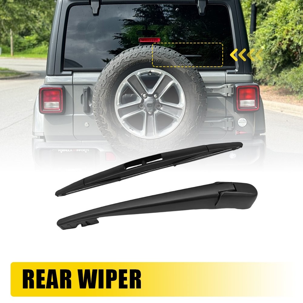 Rear Windshield Wiper Arm & Blade For Jeep Wrangler 2018-2025 68362097AA New