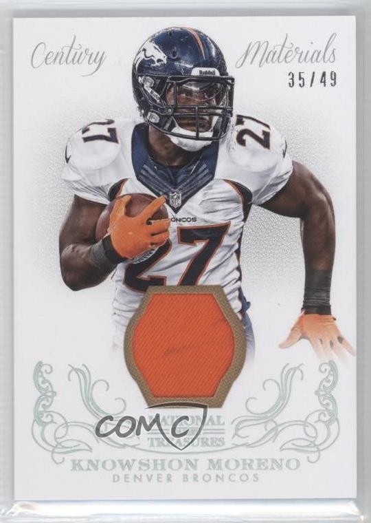 2013 Panini National Treasures Century Materials 35/49 Knowshon Moreno #44 0v1Fulfilled by COMC - World’s largest consignment service