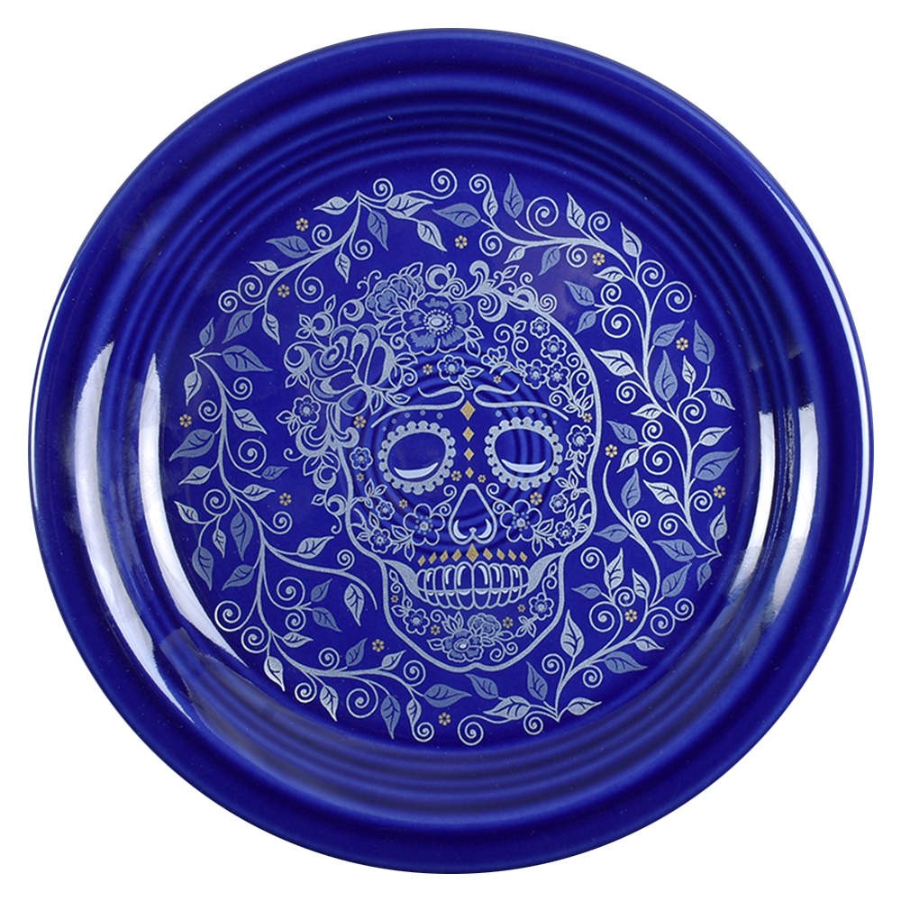 Fiesta Tableware Company Fiesta Skull and Vine Twilight Appetizer Plate 12239860