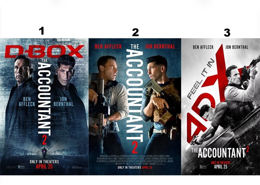 The Accountant 2 Official Movie Poster 2025