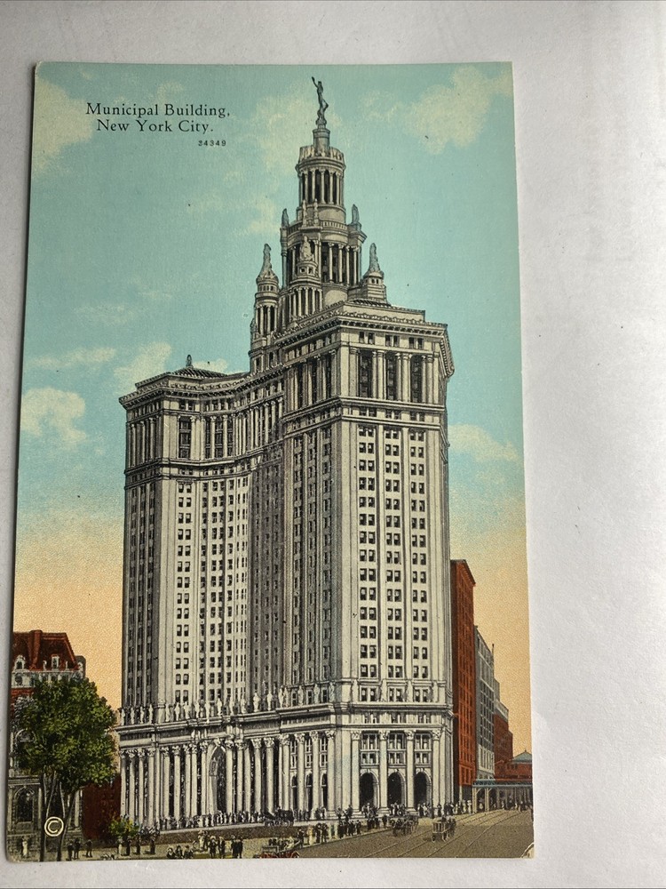 Post Card Municipal Building New York City New York Unposted
