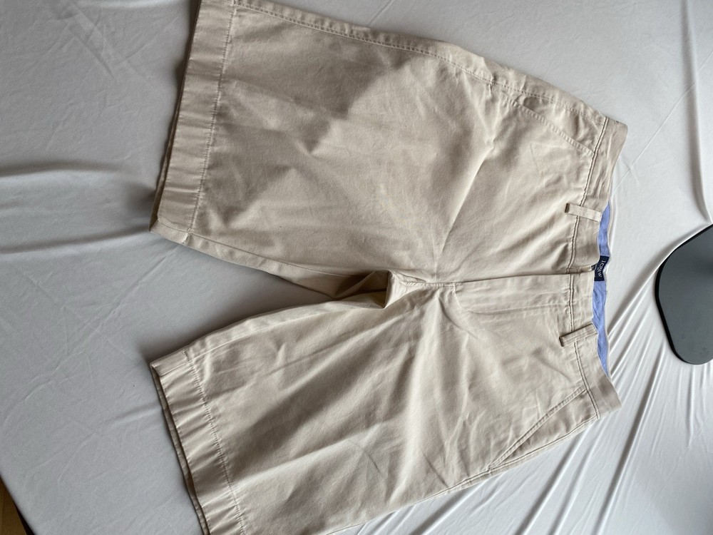 J. Crew Rivington Shorts Mens 30 Tan Khaki Chino Flat Front 100% Cotton