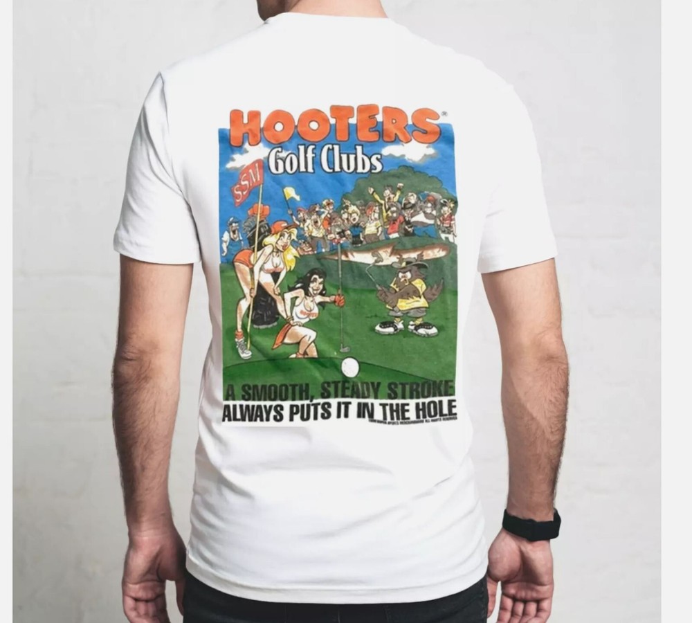 Vintage 1998 Hooters Golf Club Retro Polo Shirt