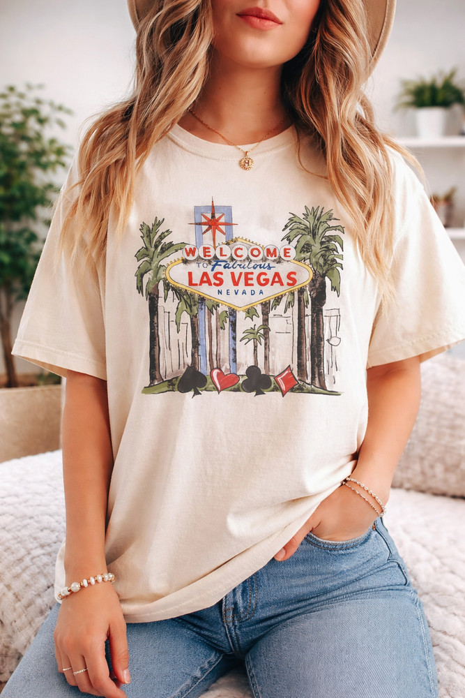 Welcome to Fabulous Las Vegas T-Shirt – Vintage Vegas Nevada Graphic Tee