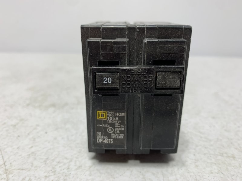 Square D HOM220 Circuit Breaker 20A 120/240V 2-Pole