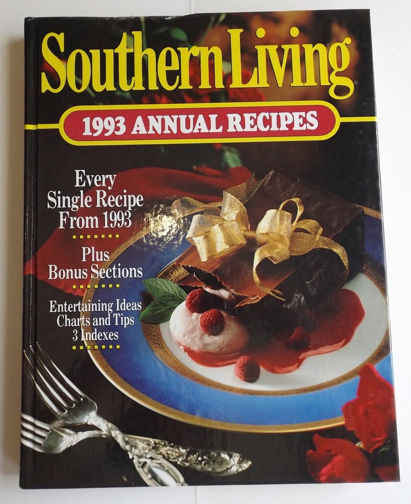 Southern Living Annual Recipes Book 1993 VTG Cookbook HB Large ISBN 08487114