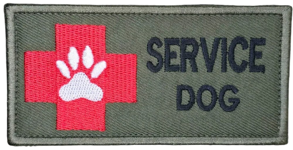 Service Dog Medic EMS Tactical Vest with Hook & Loop Morale Patch