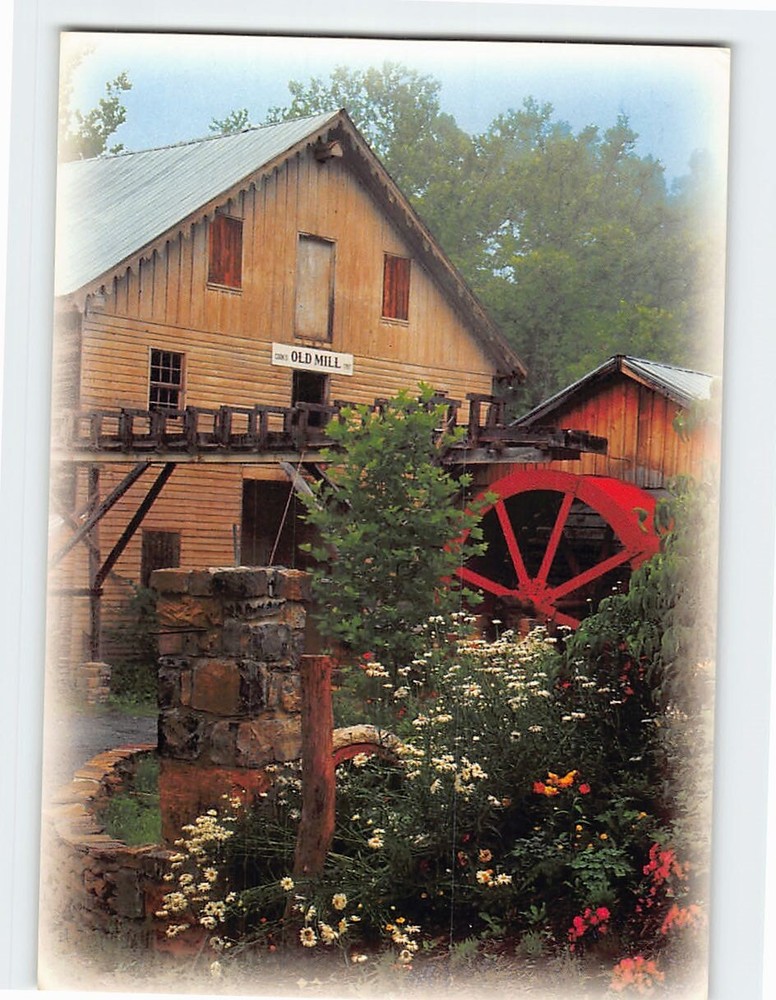 Postcard Old Mill West Virginia USA