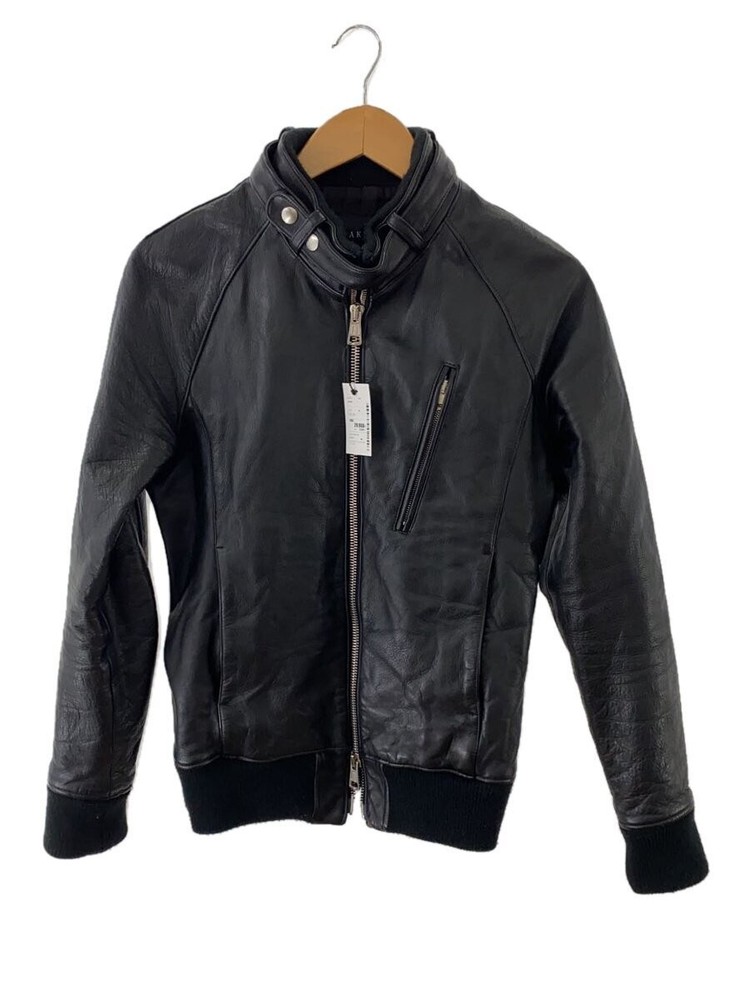 Akm Single Rider Jacket/M/Leather/Blk 21901