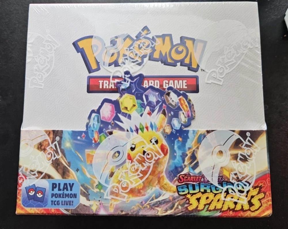 Pokemon TCG Surging Sparks Booster Box (36 Booster Packs) FACTORY SEALED