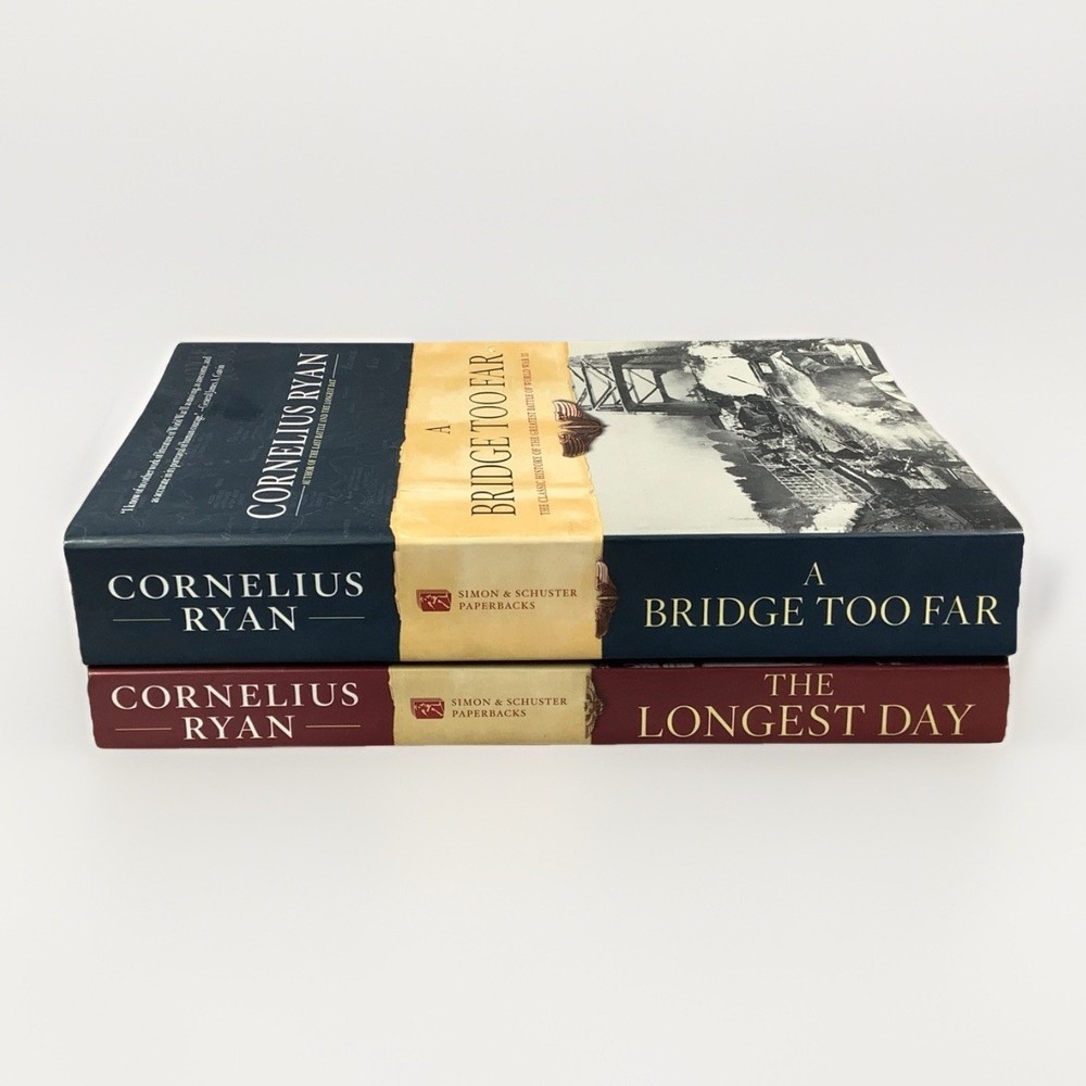 Longest Day, A Bridge Too Far , by Cornelius Ryan (2 Paperback)