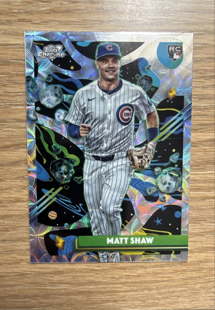 2025 Topps Cosmic Chrome - Matt Shaw #35 Nucleus Refractor (RC)
