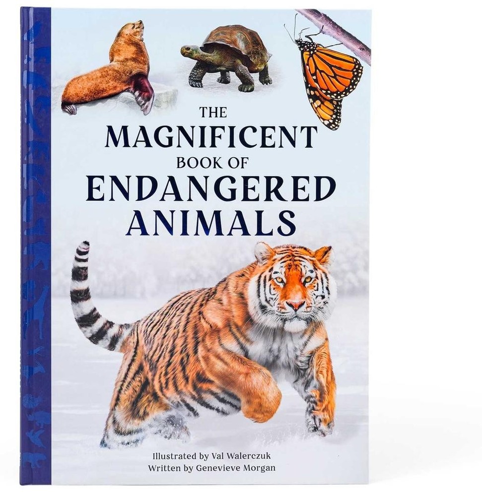 The Magnificent Book of Endangered Animals by Morgan Hardcover Book