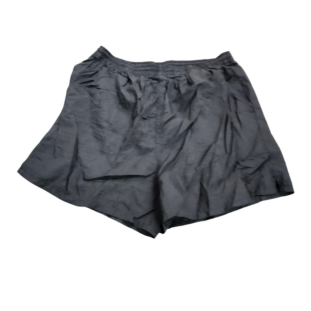 Vintage Reebok Black Nylon Athletic Shorts Mens XL 90s Retro Track Gym Running