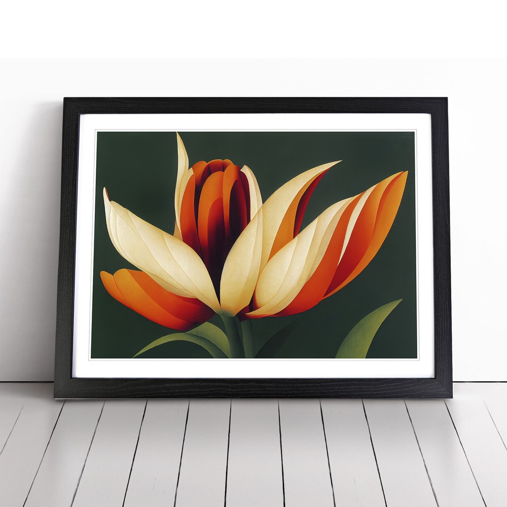 Bright Flower Wall Art Print Framed Canvas Picture Poster Decor Living Room