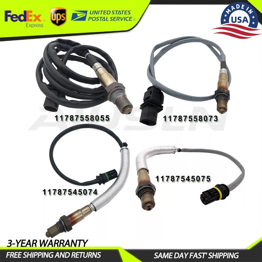 Set of 4 Up+Downstream Oxygen Sensor For BMW 328xi 128i 328i 328i xDrive X3 X5