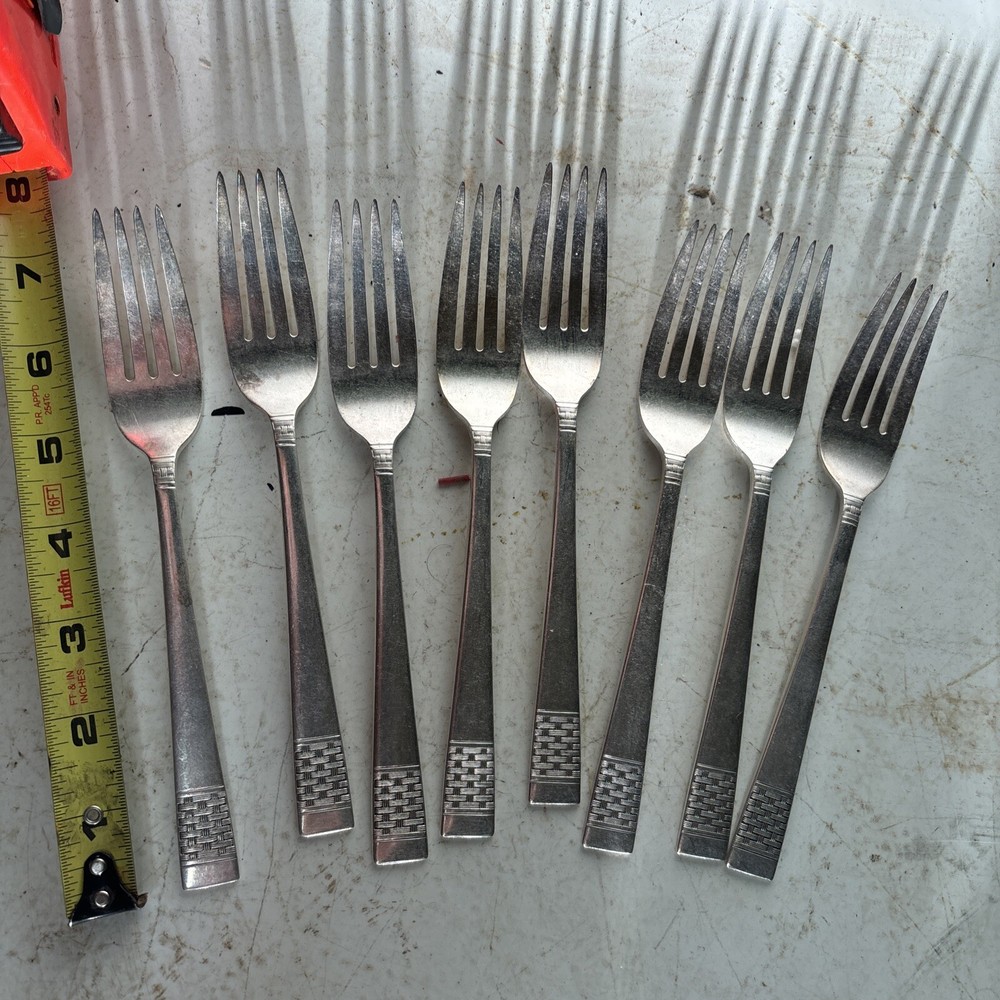 King Edward’s Silver Plate Silverware 8 Forks