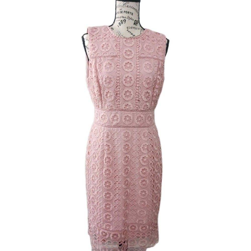 Preston & York Dress Womens Pink Sheath Dress Sz 6