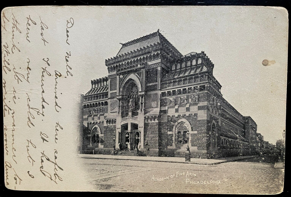 Vintage Postcard 1905 Academy of Fine Arts, Philadelphia, Pennsylvania (PA)-image
