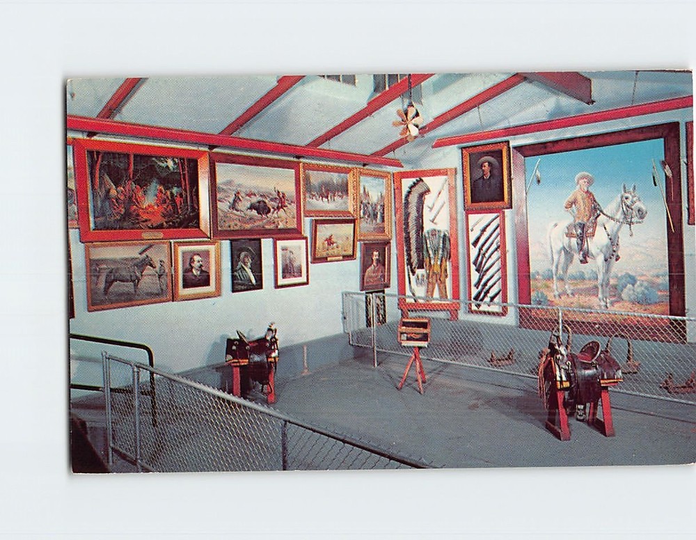 Postcard Buffalo Bill Museum and Grave on Lookout Mountain Golden Colorado USA