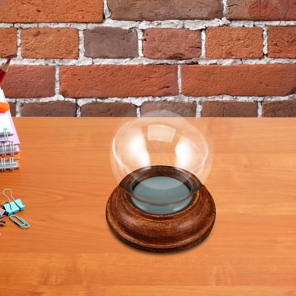 Glass Snow Globe DIY: Make Your Own Snow Globe Empty - Clear Glass Dome with