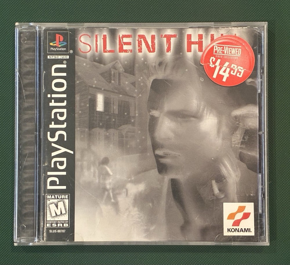 Silent Hill Sony PlayStation 1 PS1 (1999) TESTED Black Label Complete W/Reg Card