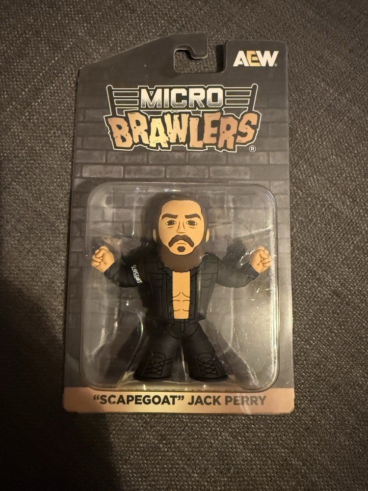Pro Wrestling Crate Exclusive Scapegoat Jack Perry Micro Brawlers Figure - AEW