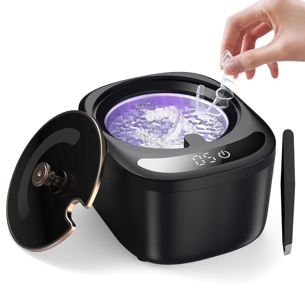 230ML Ultrasonic Cleaner for Dentures Aligners Night Guards Jewelry