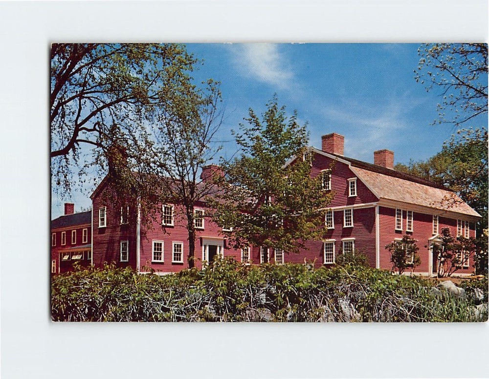Postcard Longfellow's Wayside Inn South Sudbury Massachusetts USA