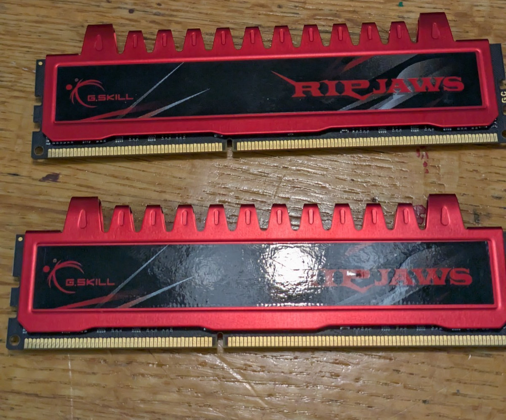 G.Skill Ripjaws 8GB (2x4GB) DDR3 RAM Pc3-8500/1066mhz desktop memory