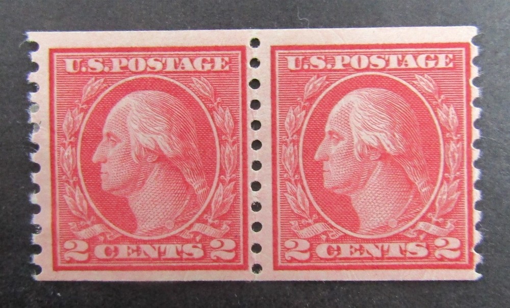 nystamps US Washington Stamp # 454 Mint OG H $165 Pair        Y22x2112