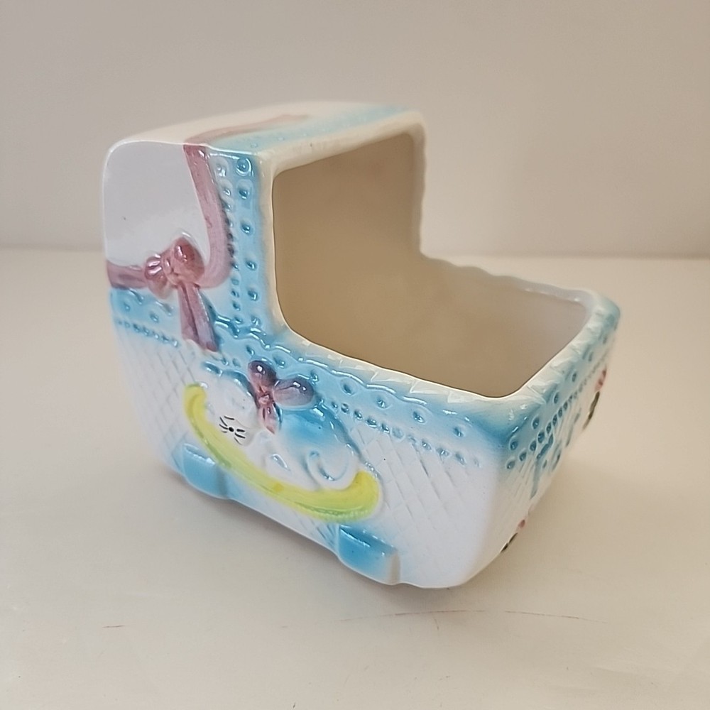 Ceramic Crib Flower Pot 