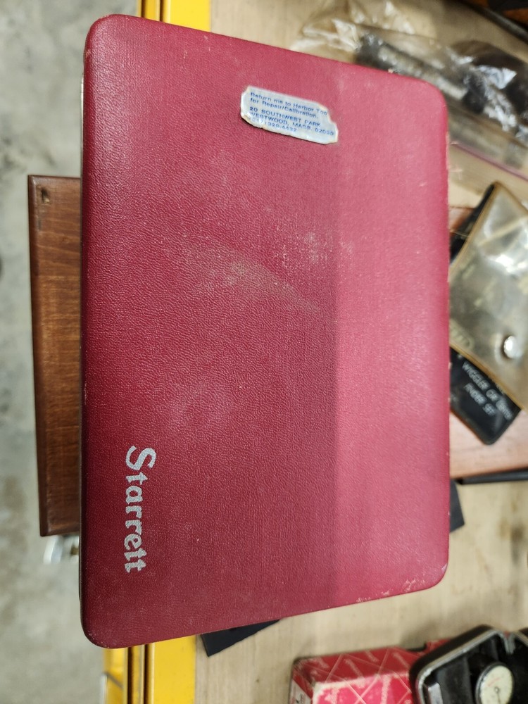 Starrett Portable Handle Dial Indicator Thickness Gauge No 1015B-441 .001