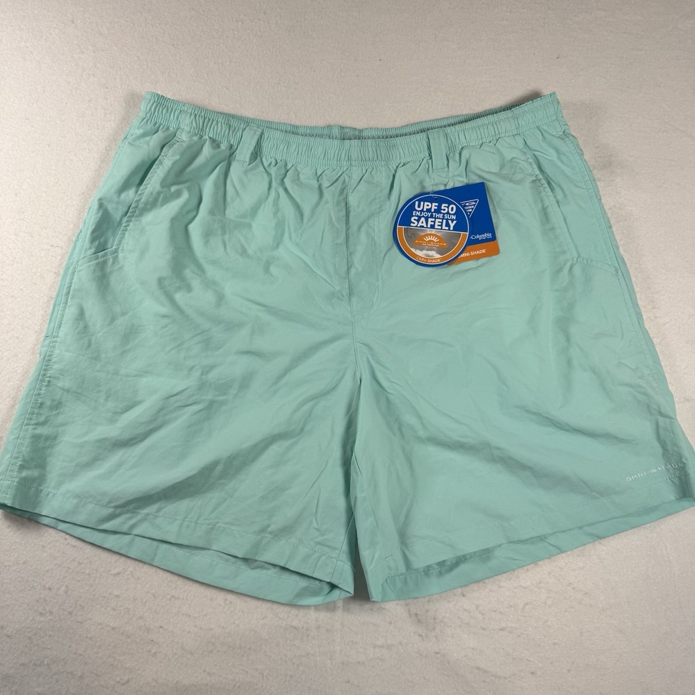 Columbia Men’s XXL Backcast III Water Shorts Turquoise NWT