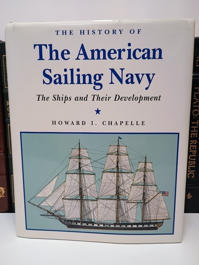 History of American Sailing Navy Chapelle Ships & Development Blueprints VG