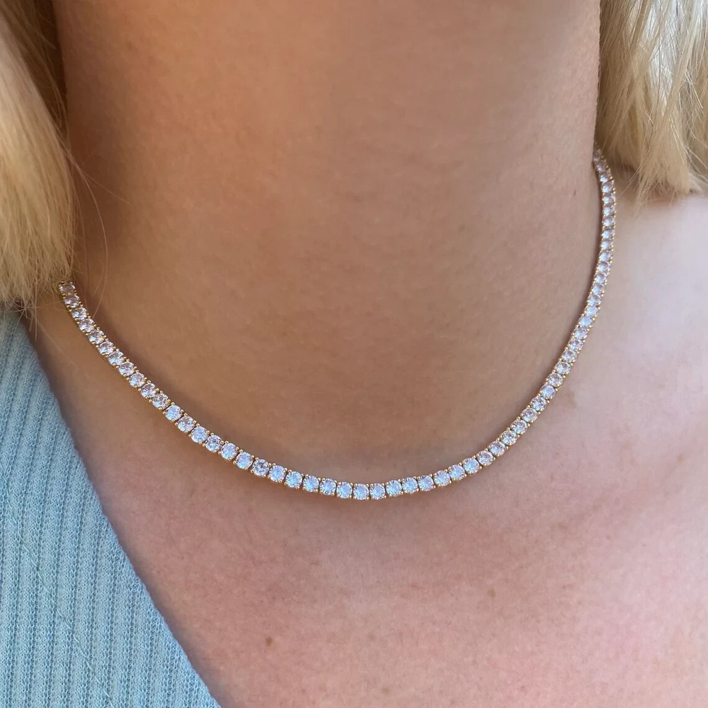 8Ct Round Lab Created Moissanite 18