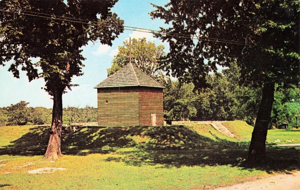 Old Fort - Fort Scott Kansas KS - Postcard