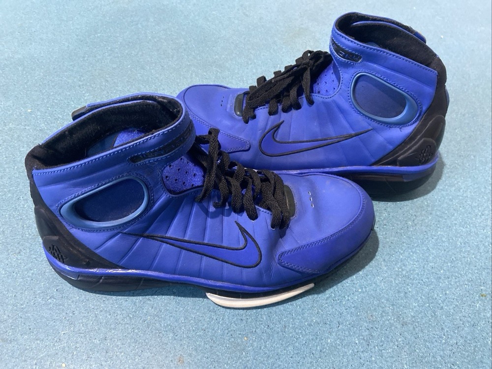 (7/10 Good Condition) Nike Huarache 2K4 Blue 511425-441 Kobe Lakers Shoe Men 9