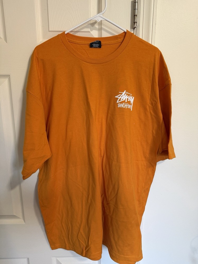 Stussy Singapore Chapter Shirt Orange