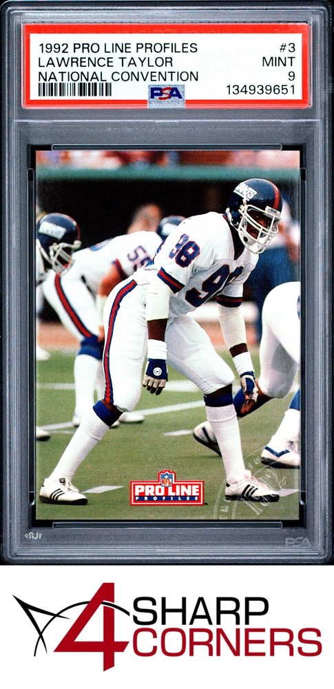 1992 Pro Line Profiles National Convention #3 Lawrence Taylor Hof Pop 2 Psa 9Stay in the know. Follow us on eBay
