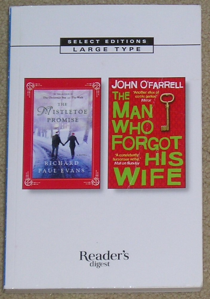 The Mistletoe Promise & The Man Who Forgot His Wife – large type