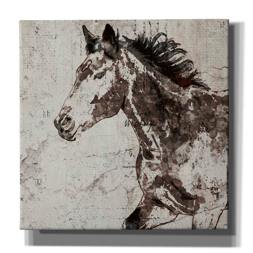 Epic Graffiti 'Galloping Horse 2' by Irena Orlov, Giclee Canvas Wall Art