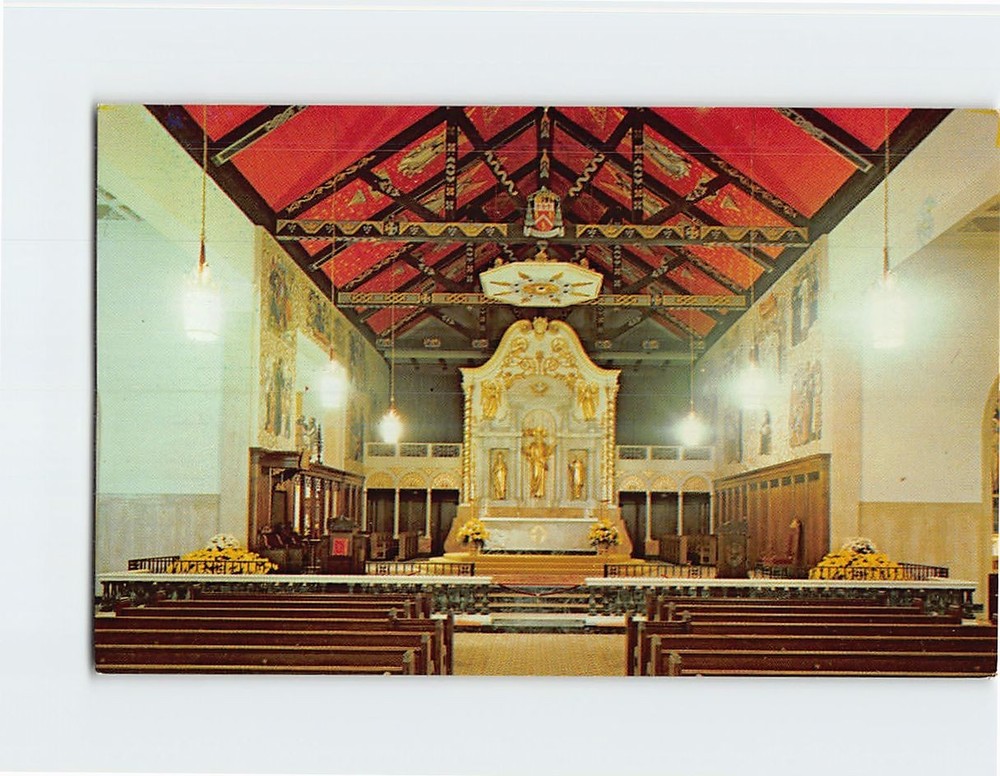 Postcard Roman Catholic Cathedral Church Saint St. Augustine Florida USA America