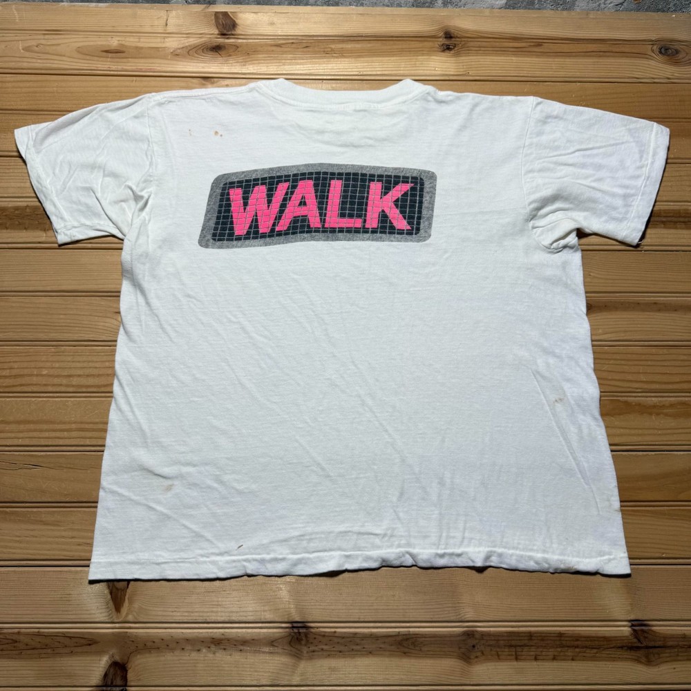 Vintage 90s Tenex Guanfacine HCl Walkers Club Pharma Promo Graphic T-Shirt - XL