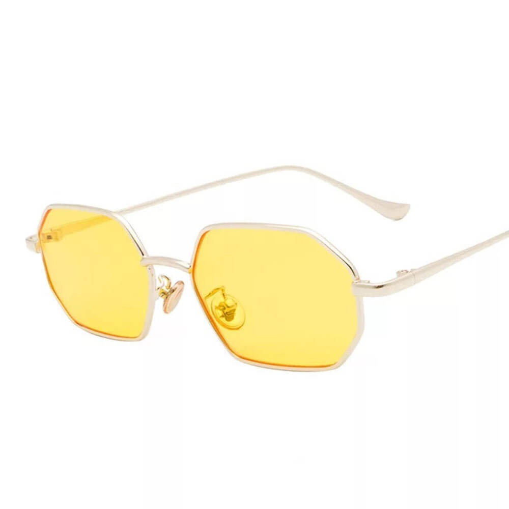 Retro Small Mirror Sunglasses with Black Lenses and Full Frame Design for Neutra